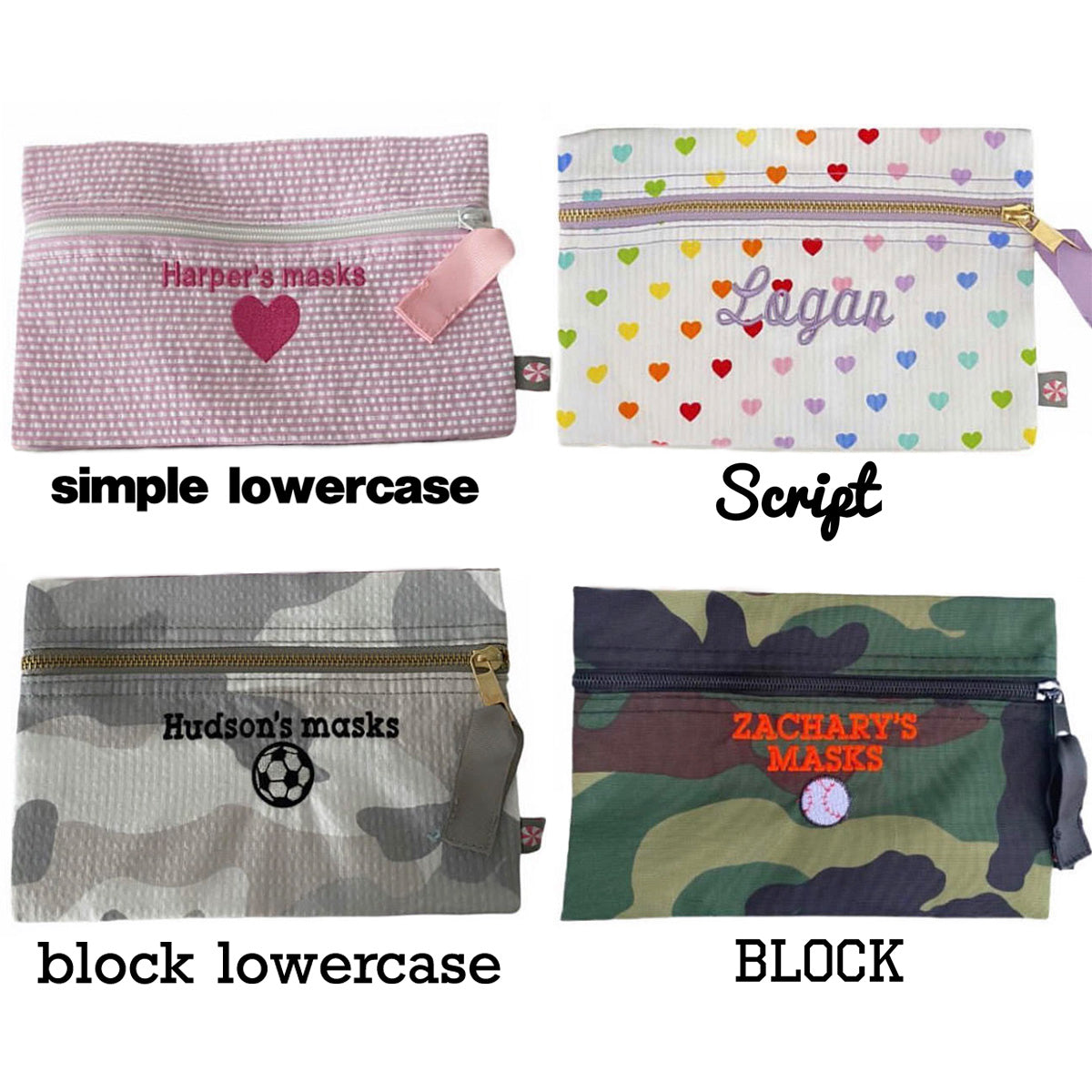 Cosmo Pouch - Woodland Seersucker