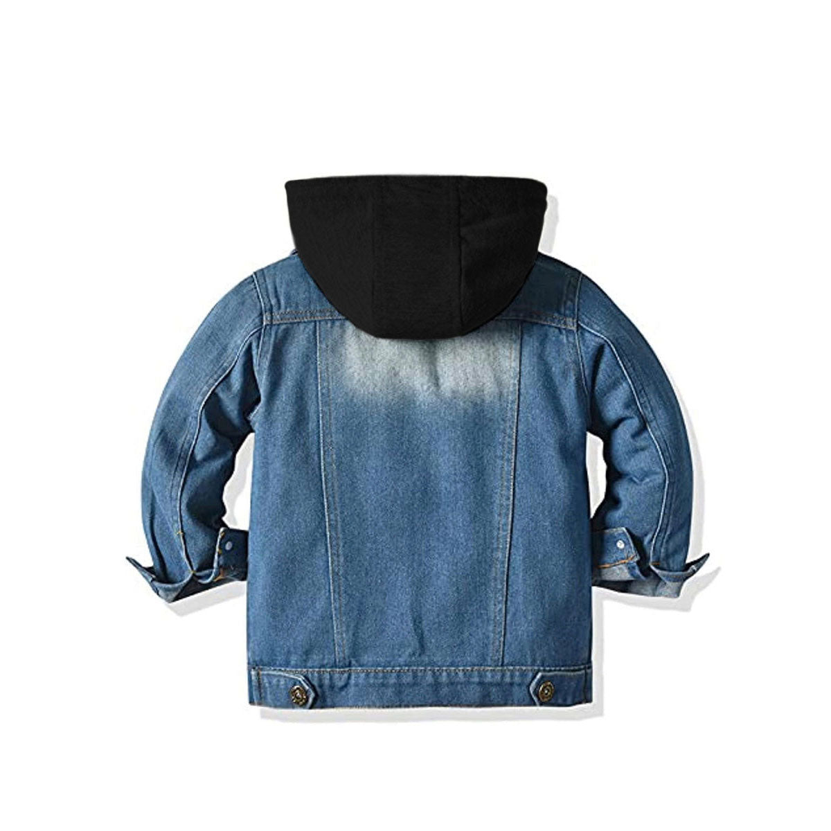 Hooded Jean Jacket - Black