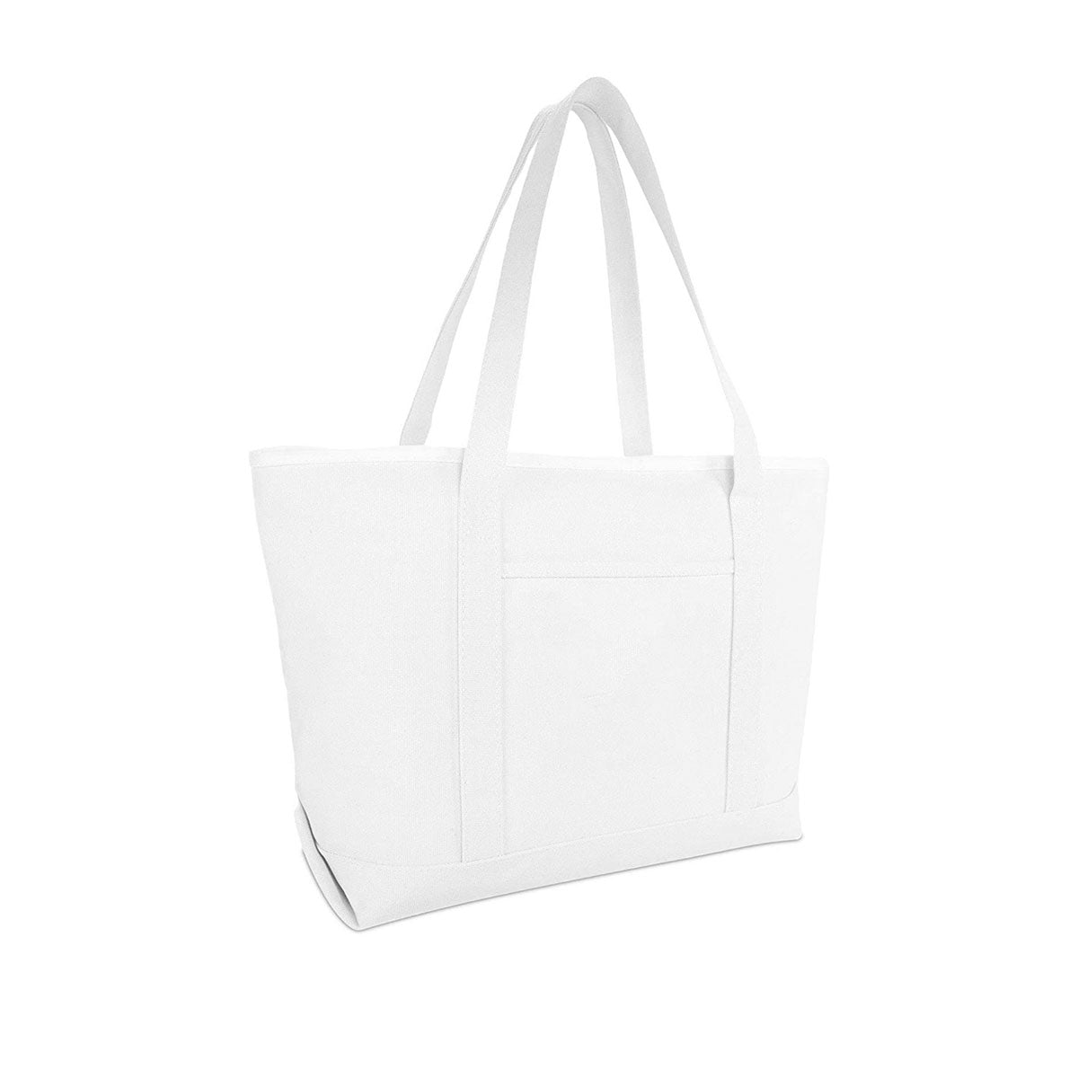 Canvas Tote - White Stripe- Two Names and One Symbol