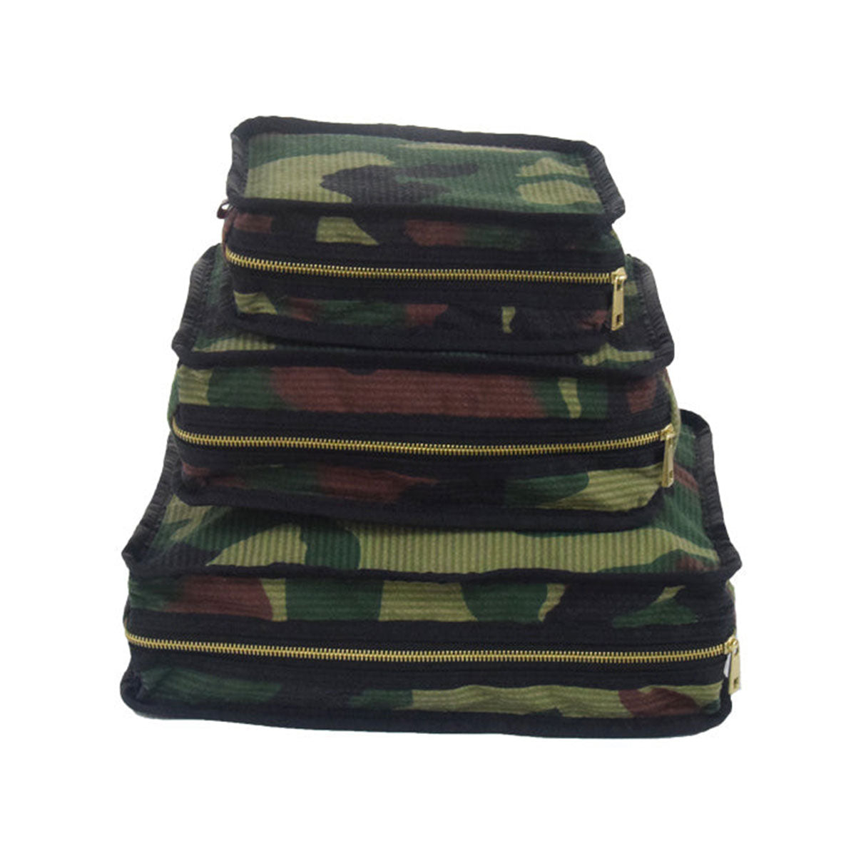 Stacking Cubes - Woodland Seersucker