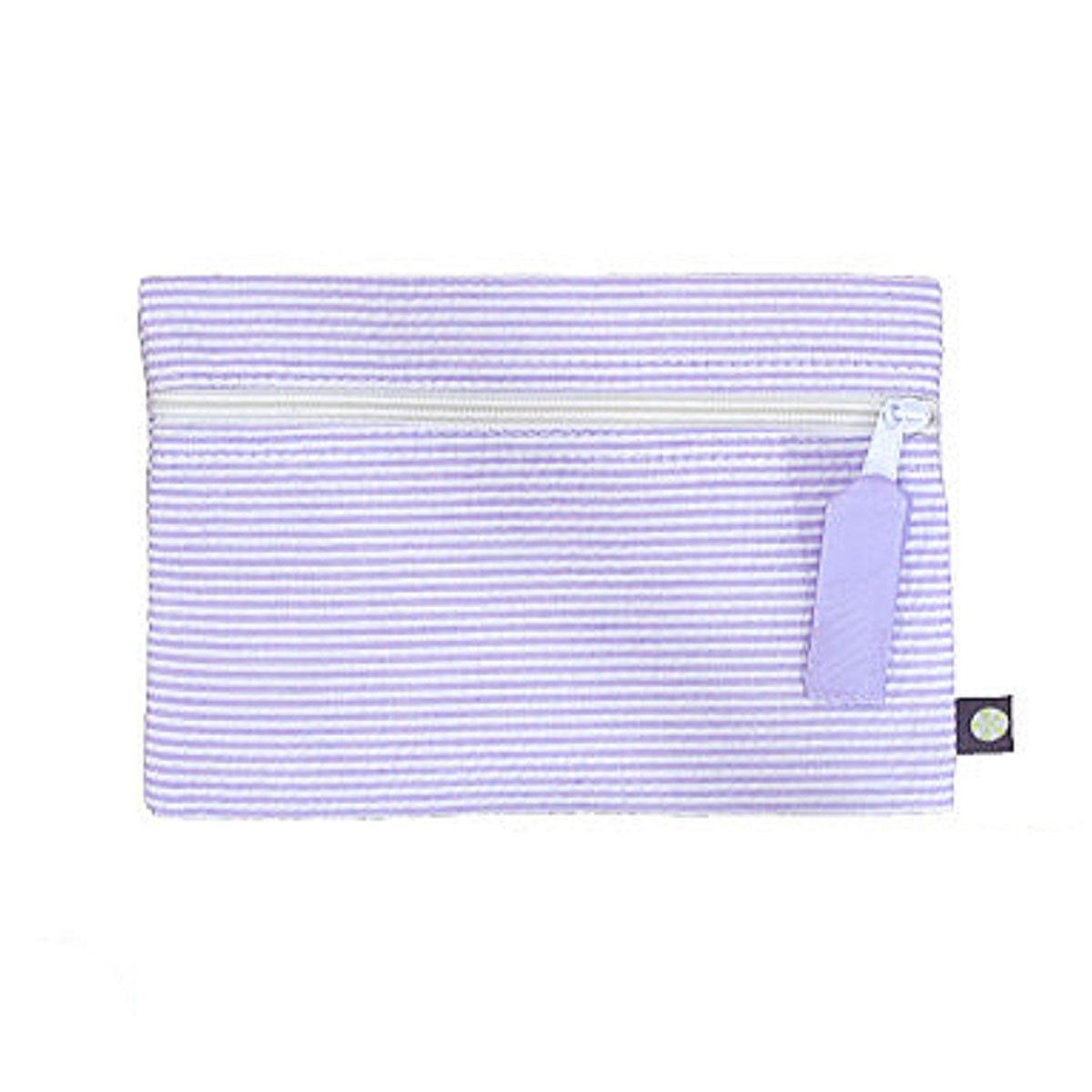 Cosmo Pouch - Lilac Seersucker