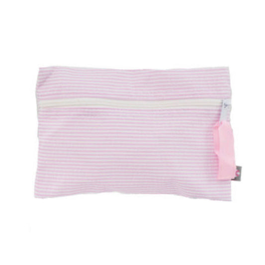 Cosmo Pouch - Pink Seersucker