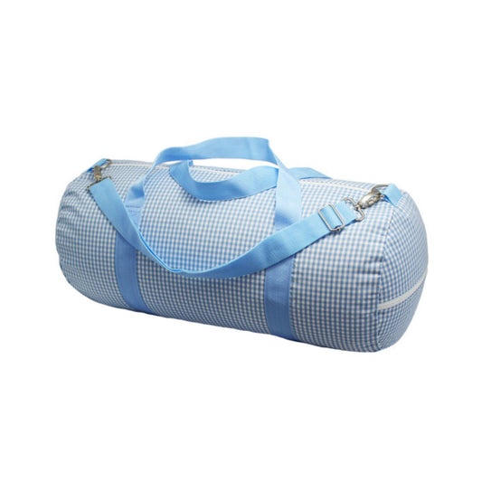 Weekender XL Duffel - Baby Blue Gingham