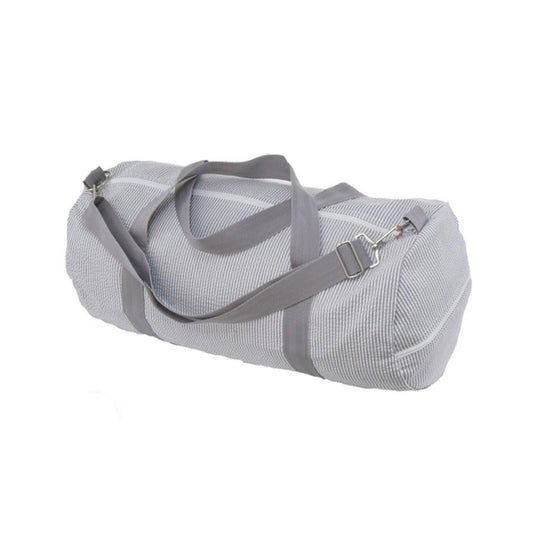 Weekender XL Duffel - Grey Seersucker