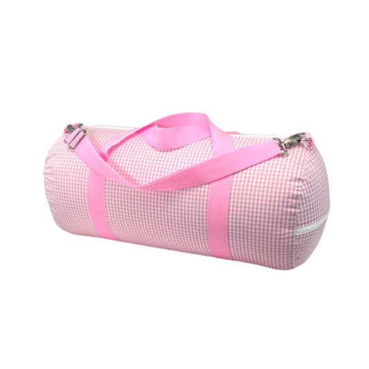 Weekender XL Duffel - Pink Gingham