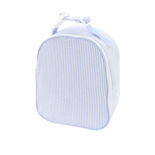 Gumdrop Insulated Bag - Baby Blue Seersucker