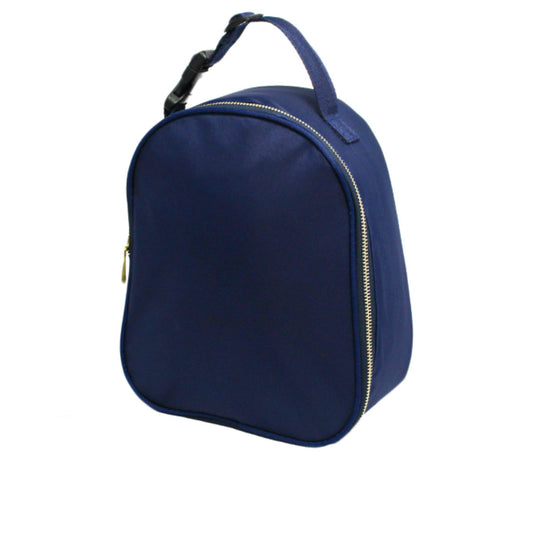 Gumdrop Insulated Bag - Navy Nylon Brass