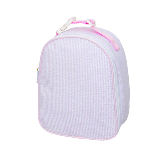 Gumdrop Insulated Bag - Pink Seersucker