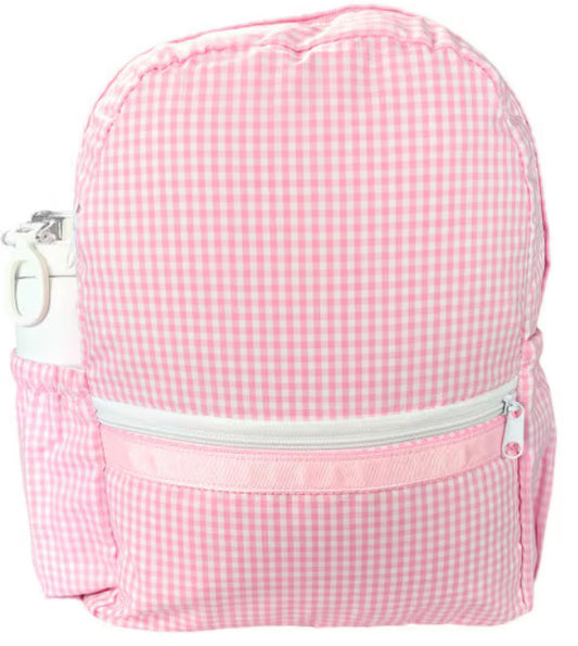 Backpack - Pink Gingham