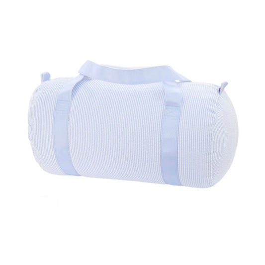 Tootsie Duffel - Baby Blue Seersucker
