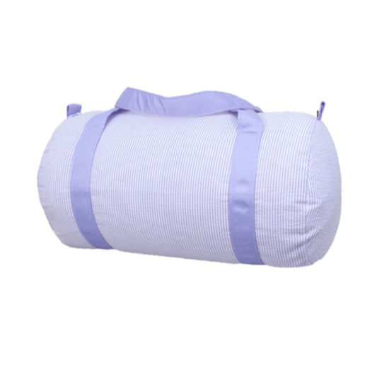 Tootsie Duffel - Lilac Seersucker