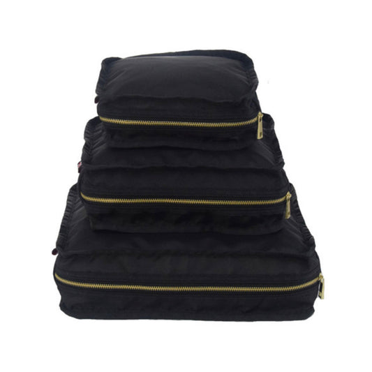 Stacking Cubes - Black Brass