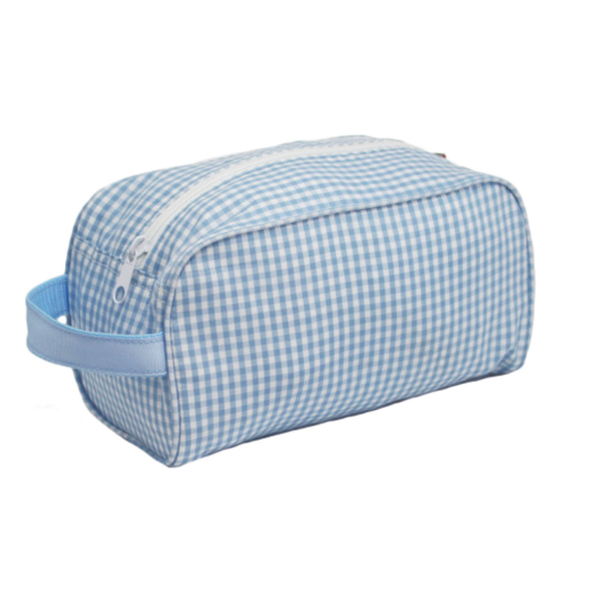 Traveler Dopp Kit - Baby Blue Gingham