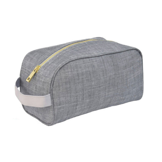 Traveler Dopp Kit - Grey Chambray