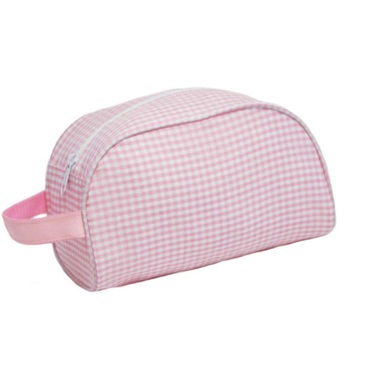 Traveler Dopp Kit - Pink Gingham