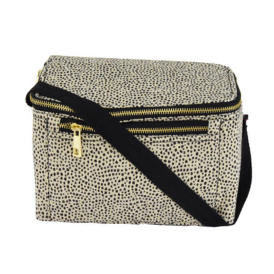 Wide Lunch Box - Cheetah Seersucker