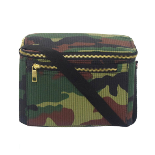 Wide Lunch Box - Woodland Seersucker