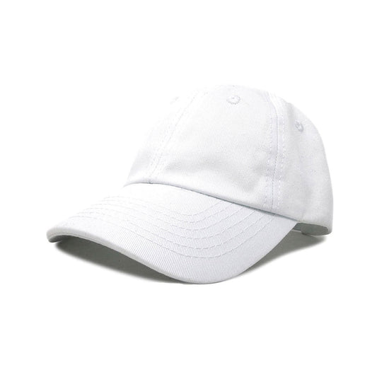 Infant Baseball Hat - White