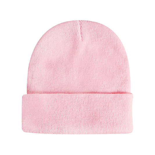 Winter Beanie Hat - Light Pink